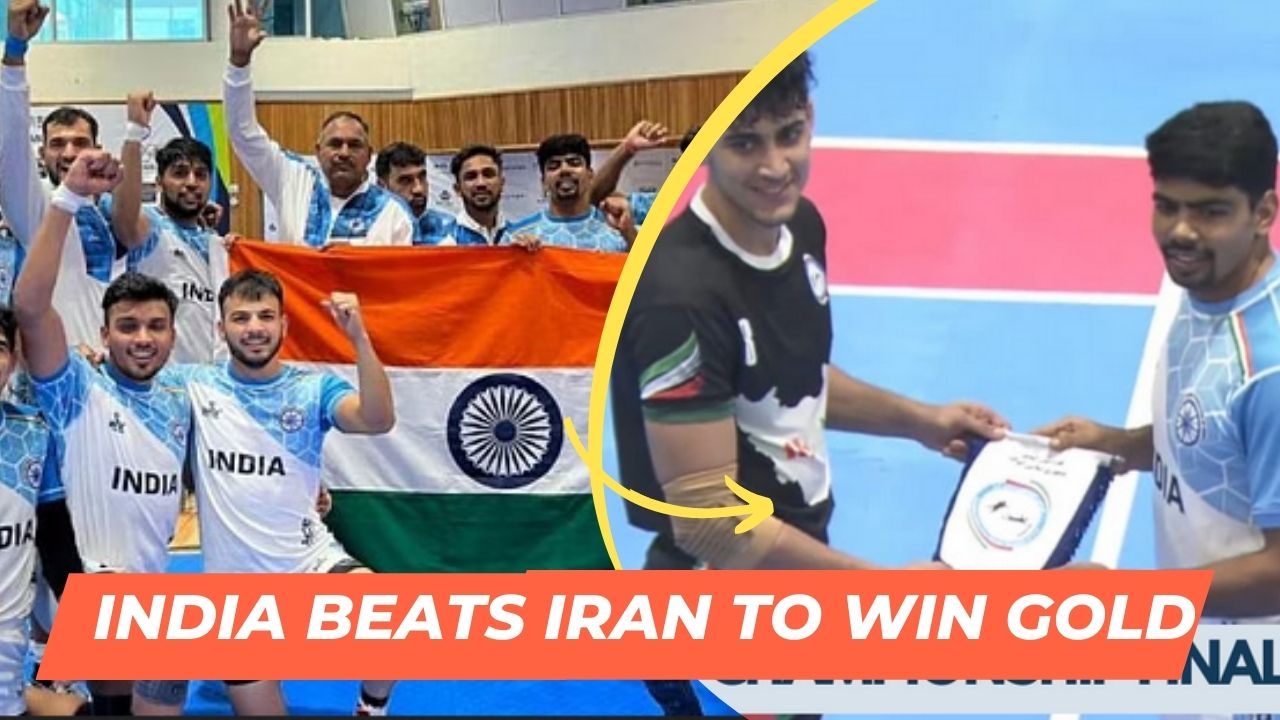 India beats Iran to win gold - Asian Kabaddi Championship 2023