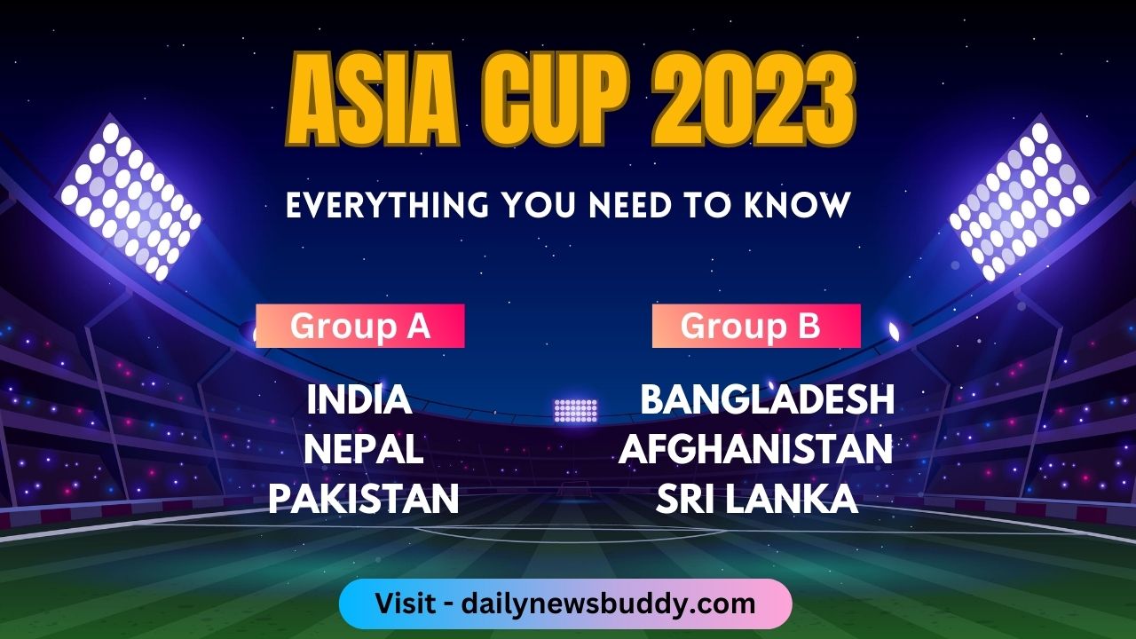 “Asia Cup 2023: A Thrilling ODI Tournament with Six Teams” – Everything you need to know
