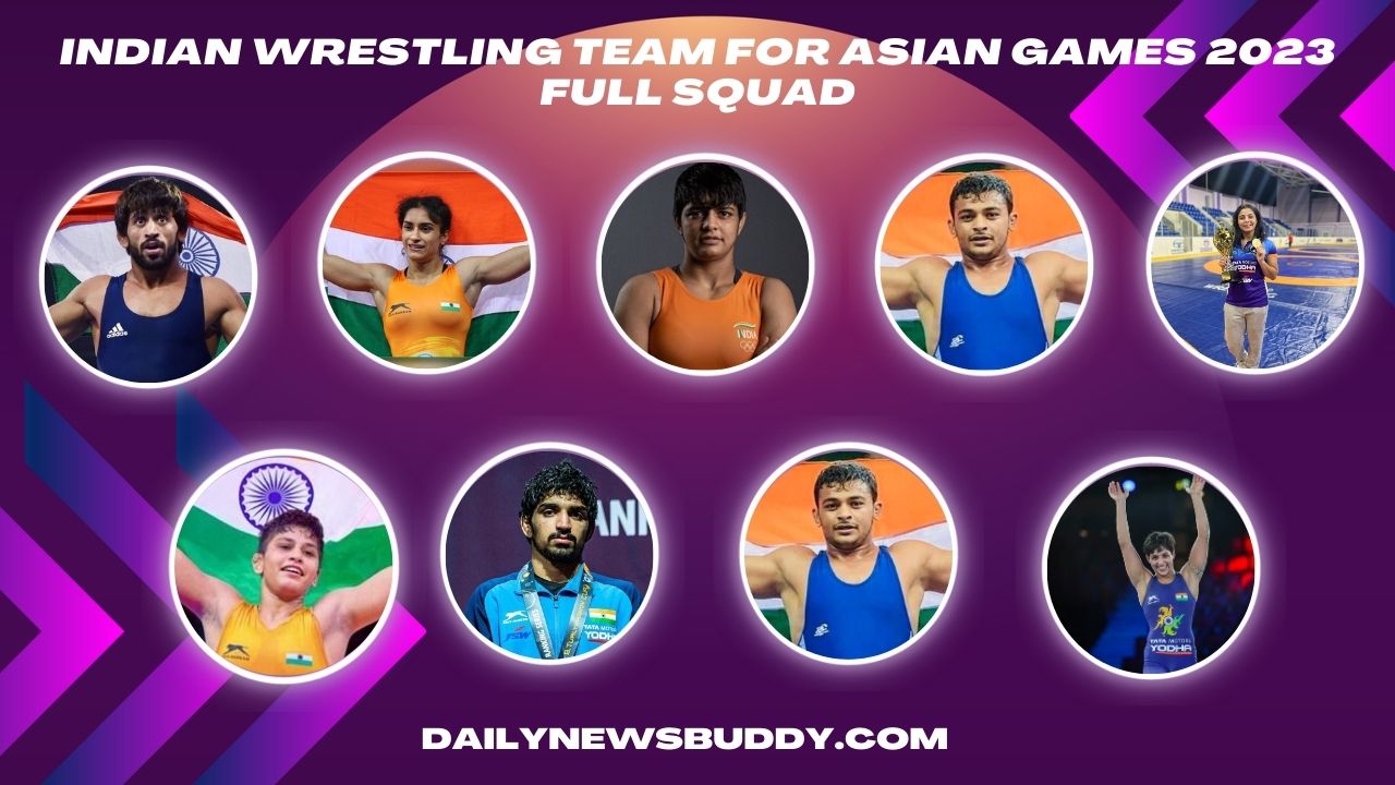 Indian Wrestling Team Asian games 2023